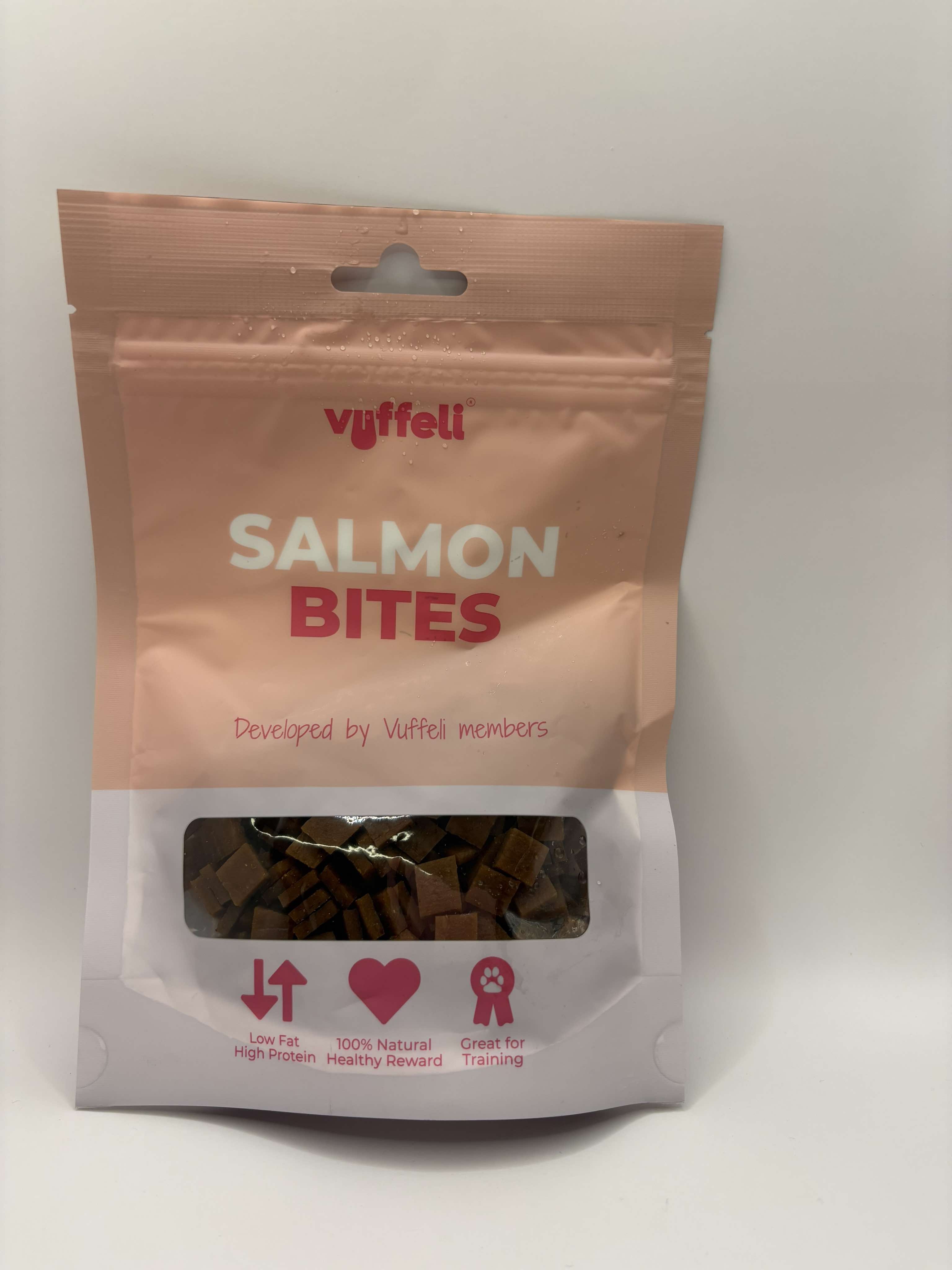 Vuffeli Soft Treats: Salmon bites