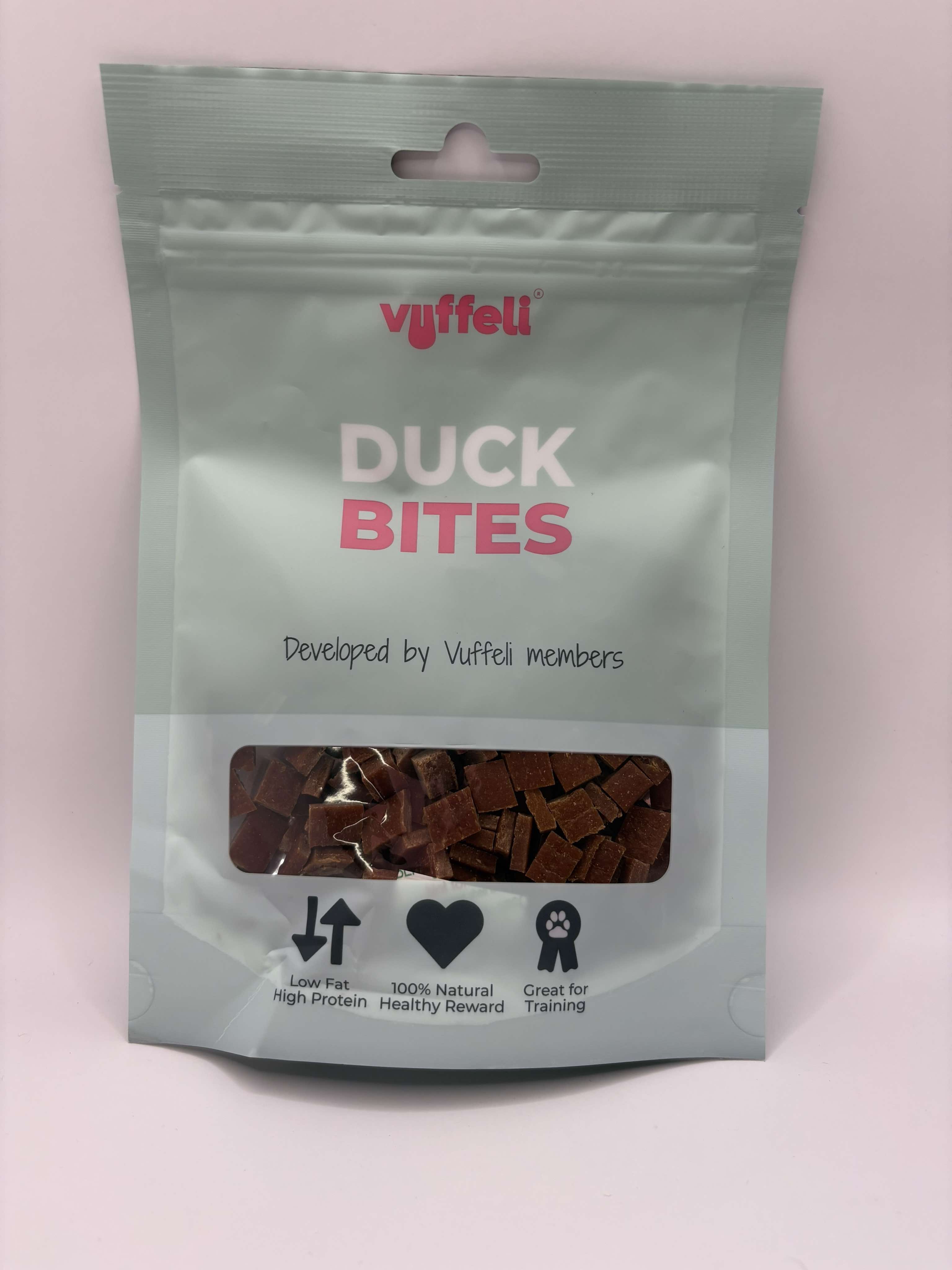 Vuffeli Soft Treats: Duck bites